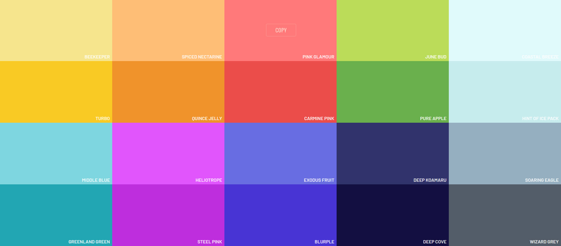 Flat UI Colors - Material Design Color - siam.naulak