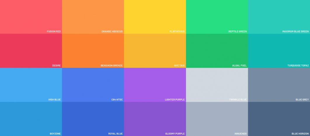 Flat UI Colors - Material Design Color - Joomla and WordPress tips and ...